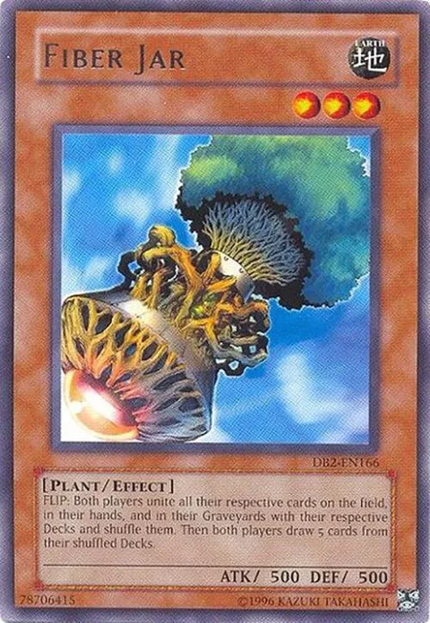 Fiber Jar DB2-EN166 Yu-Gi-Oh card from Dark Beginning 2