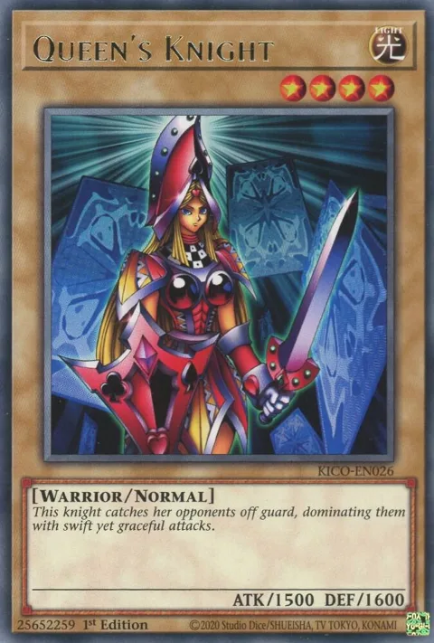 Queen's Knight KICO-EN026 Yu-Gi-Oh card from King's Court