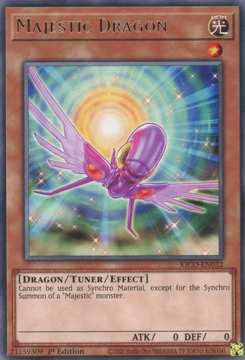 Majestic Dragon KICO-EN032 Yu-Gi-Oh card from King's Court