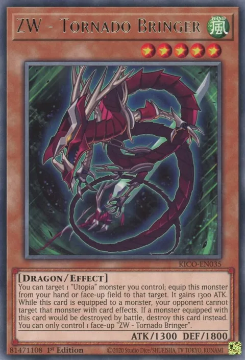 ZW - Tornado Bringer KICO-EN035 Yu-Gi-Oh card from King's Court