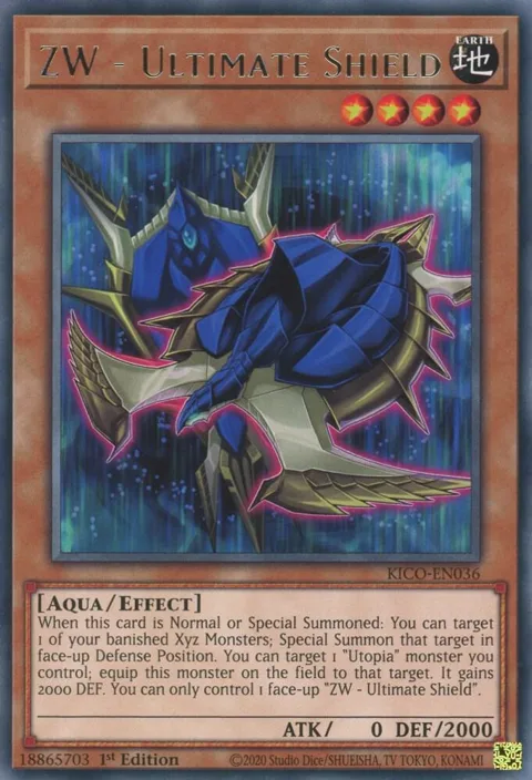 ZW - Ultimate Shield KICO-EN036 Yu-Gi-Oh card from King's Court