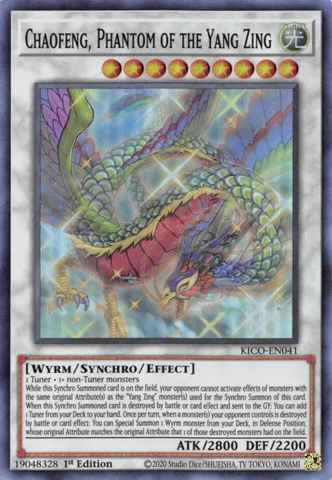 Chaofeng, Phantom of the Yang Zing KICO-EN041 Yu-Gi-Oh card from King's Court