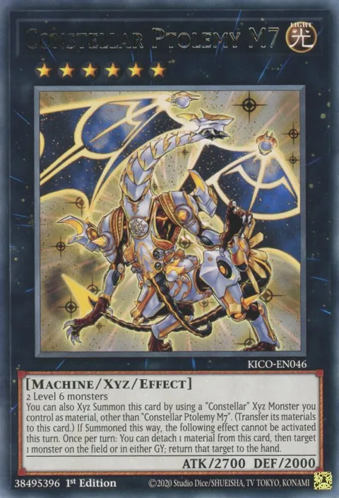 Constellar Ptolemy M7 KICO-EN046 Yu-Gi-Oh card from King's Court