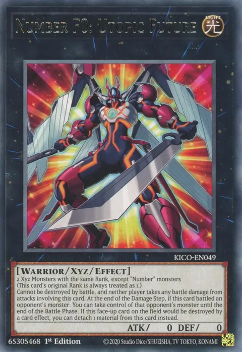 Number F0: Utopic Future KICO-EN049 Yu-Gi-Oh card from King's Court