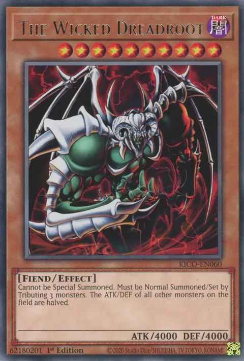The Wicked Dreadroot KICO-EN060 Yu-Gi-Oh card from King's Court