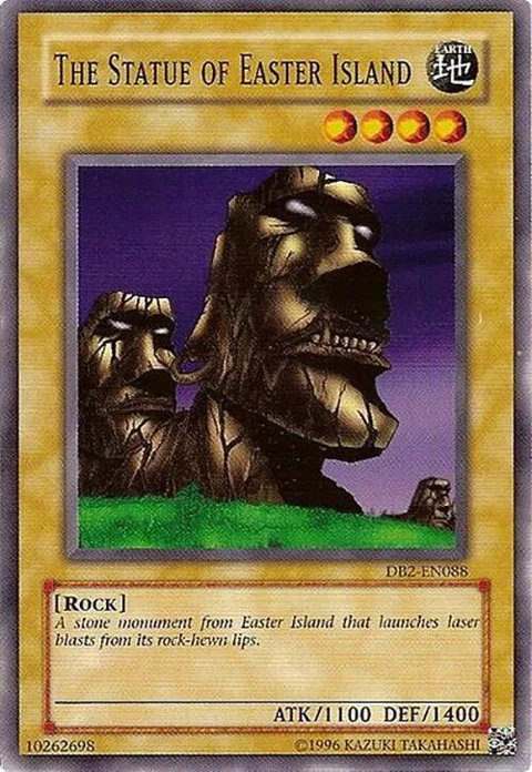 The Statue of Easter Island DB2-EN088 Yu-Gi-Oh card from Dark Beginning 2