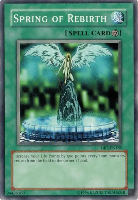 Spring of Rebirth DB2-EN185 Yu-Gi-Oh card from Dark Beginning 2