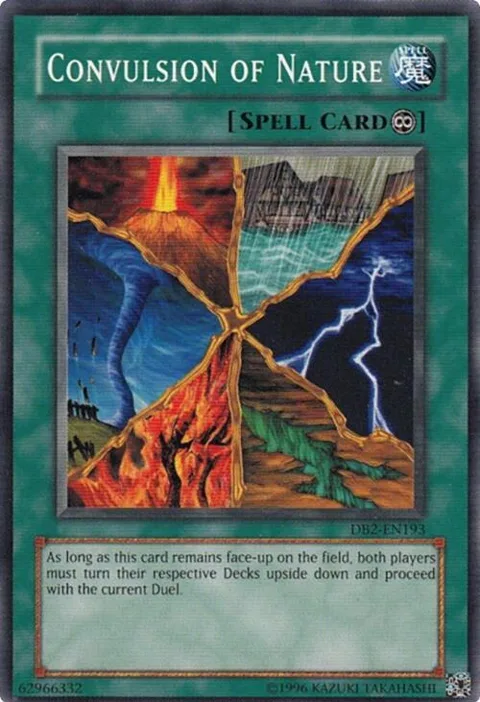 Convulsion of Nature DB2-EN193 Yu-Gi-Oh card from Dark Beginning 2