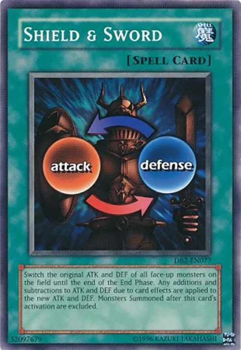 Shield & Sword DB2-EN077 Yu-Gi-Oh card from Dark Beginning 2