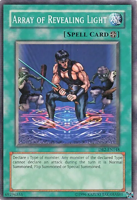 Array of Revealing Light DB2-EN148 Yu-Gi-Oh card from Dark Beginning 2