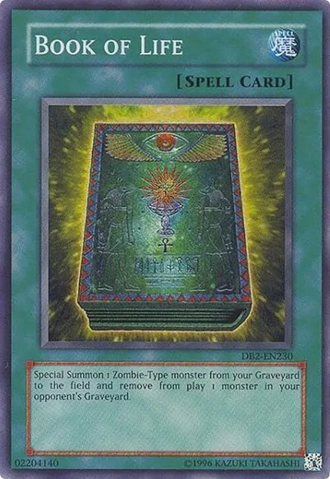 Book of Life DB2-EN230 Yu-Gi-Oh card from Dark Beginning 2