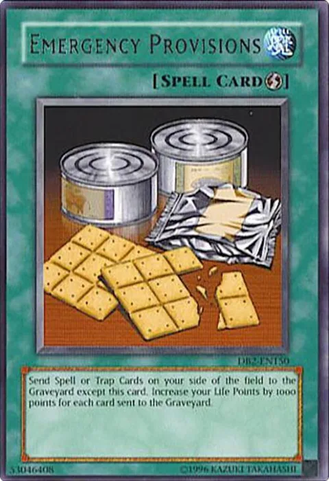Emergency Provisions DB2-EN150 Yu-Gi-Oh card from Dark Beginning 2