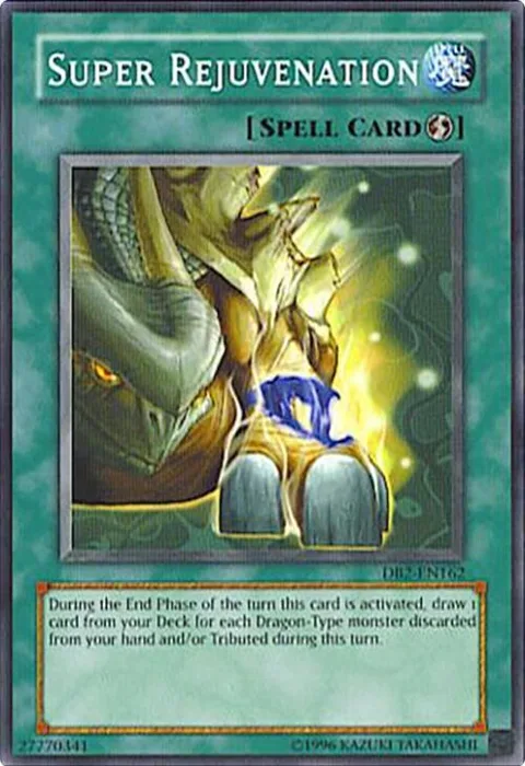 Super Rejuvenation DB2-EN162 Yu-Gi-Oh card from Dark Beginning 2