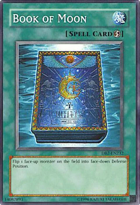 Book of Moon DB2-EN232 Yu-Gi-Oh card from Dark Beginning 2