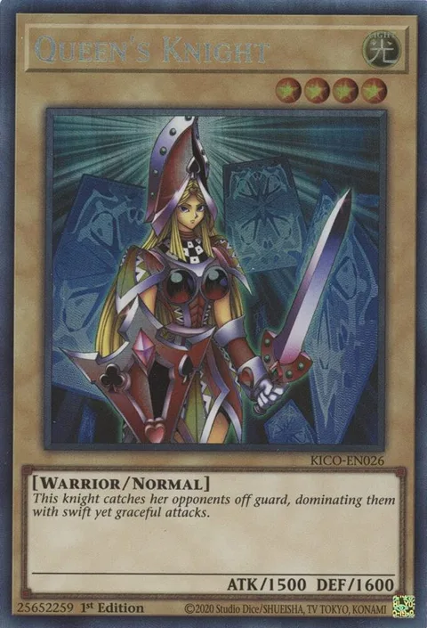 Queen's Knight Collector's Rare KICO-EN026 Yu-Gi-Oh card from King's Court