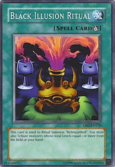 Black Illusion Ritual DB2-EN250 Yu-Gi-Oh card from Dark Beginning 2