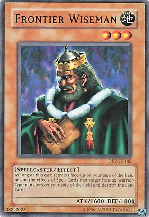 Frontier Wiseman DB2-EN142 Yu-Gi-Oh card from Dark Beginning 2