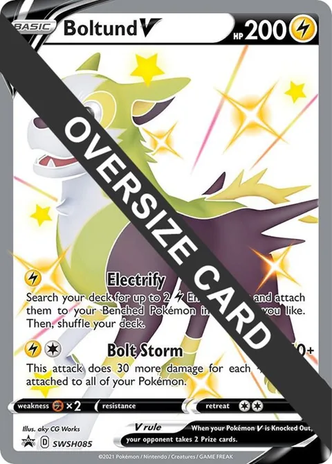 Boltund V #SWSH085 Holofoil Pokémon card from Jumbo Cards