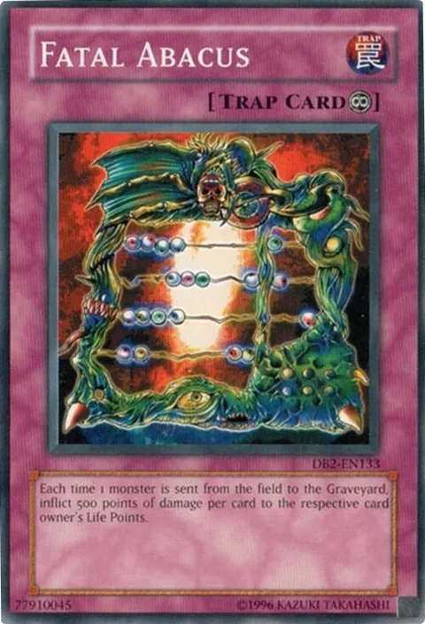 Fatal Abacus DB2-EN133 Yu-Gi-Oh card from Dark Beginning 2