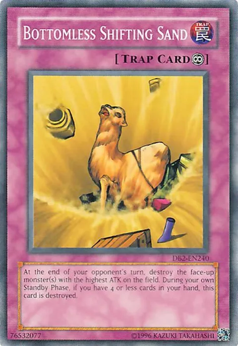 Bottomless Shifting Sand DB2-EN240 Yu-Gi-Oh card from Dark Beginning 2