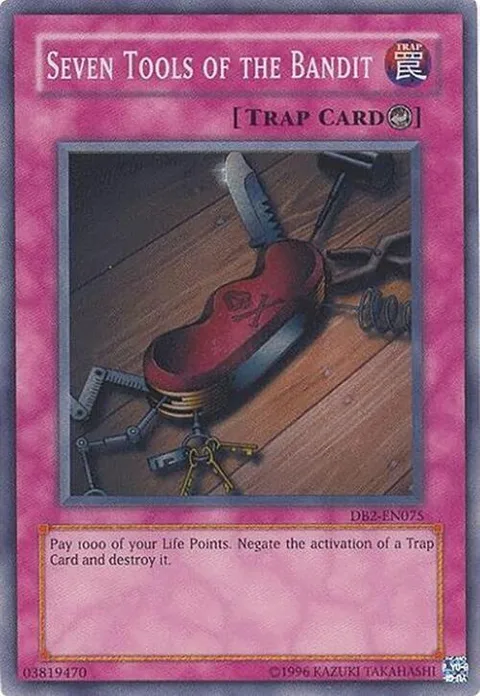 Seven Tools of the Bandit DB2-EN075 Yu-Gi-Oh card from Dark Beginning 2