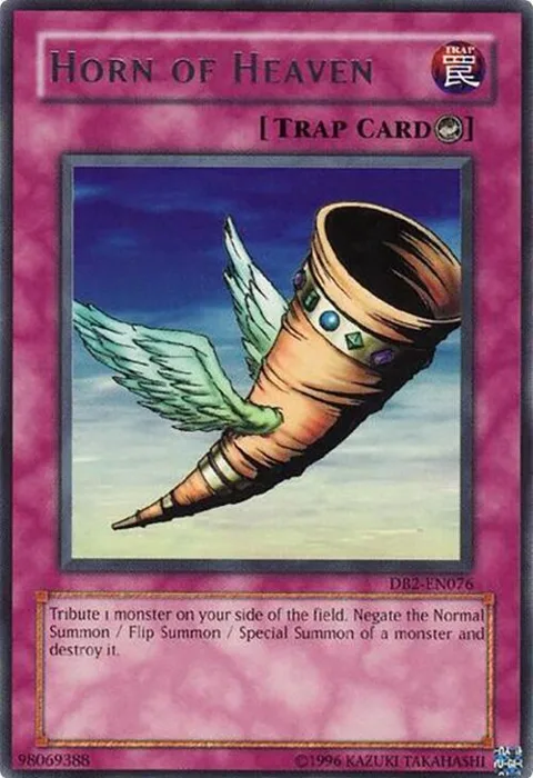 Horn of Heaven DB2-EN076 Yu-Gi-Oh card from Dark Beginning 2