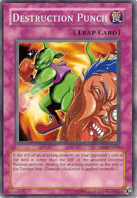 Destruction Punch DB2-EN018 Yu-Gi-Oh card from Dark Beginning 2