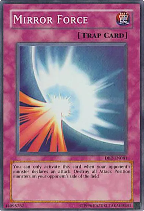 Mirror Force DB2-EN081 Yu-Gi-Oh card from Dark Beginning 2