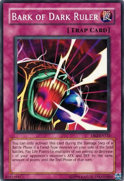 Bark of Dark Ruler DB2-EN132 Yu-Gi-Oh card from Dark Beginning 2