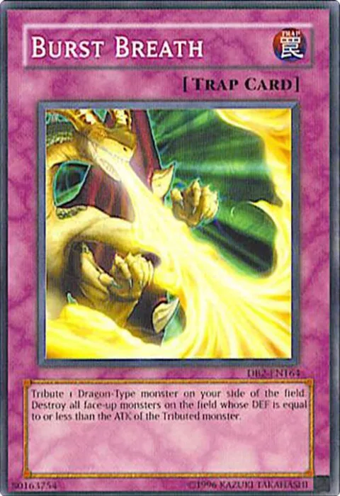 Burst Breath DB2-EN164 Yu-Gi-Oh card from Dark Beginning 2