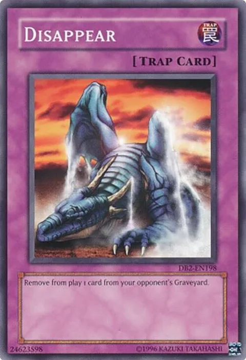 Disappear DB2-EN198 Yu-Gi-Oh card from Dark Beginning 2