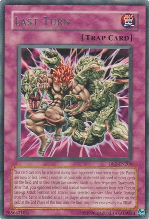 Last Turn DB2-EN206 Yu-Gi-Oh card from Dark Beginning 2