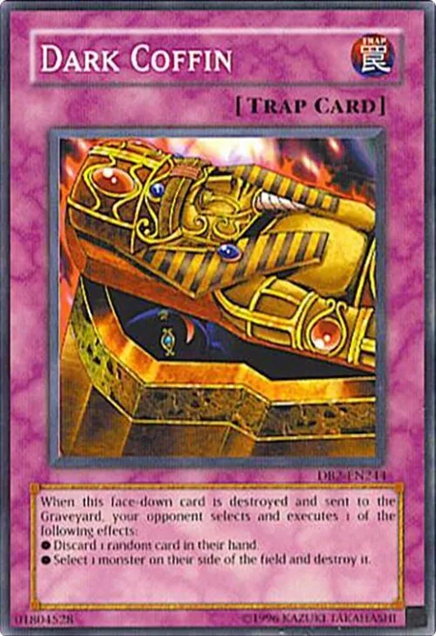 Dark Coffin DB2-EN244 Yu-Gi-Oh card from Dark Beginning 2