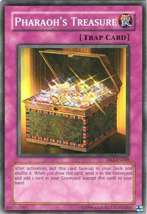 Pharaoh's Treasure DB2-EN248 Yu-Gi-Oh card from Dark Beginning 2