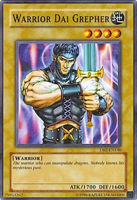 Warrior Dai Grepher DB2-EN140 Yu-Gi-Oh card from Dark Beginning 2