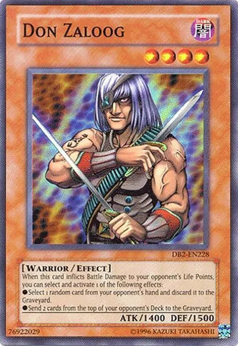 Don Zaloog DB2-EN228 Yu-Gi-Oh card from Dark Beginning 2