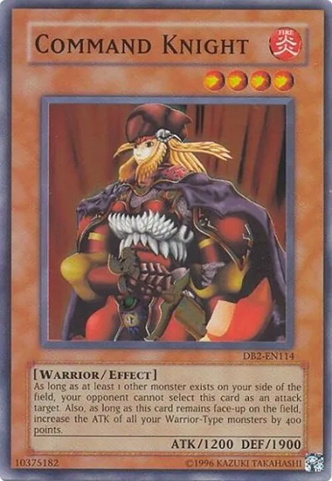 Command Knight DB2-EN114 Yu-Gi-Oh card from Dark Beginning 2