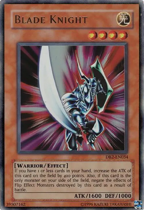 Blade Knight DB2-EN034 Yu-Gi-Oh card from Dark Beginning 2