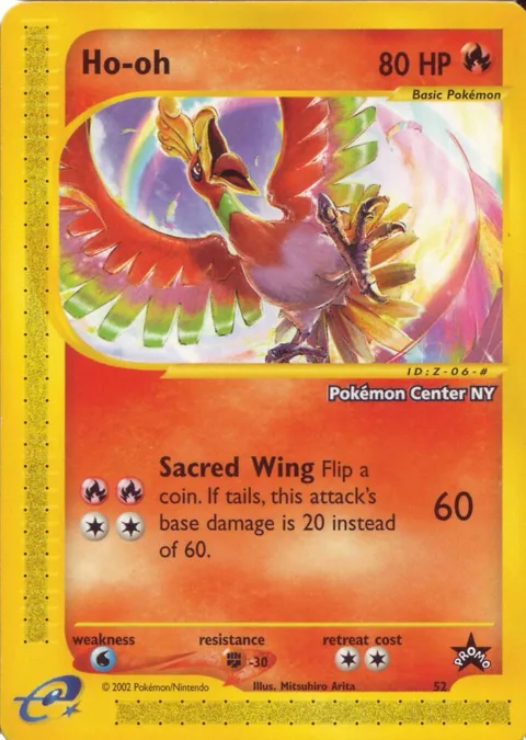 Ho-oh [Pokemon Center NY] #52/53 Pokémon card from WoTC Promo