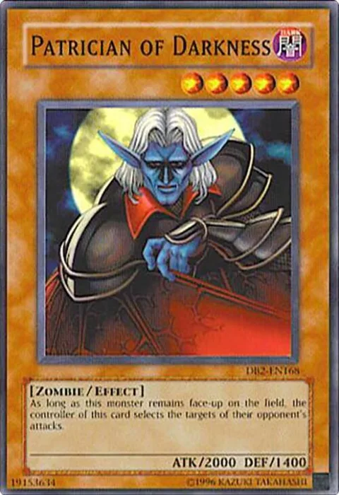 Patrician of Darkness DB2-EN168 Yu-Gi-Oh card from Dark Beginning 2