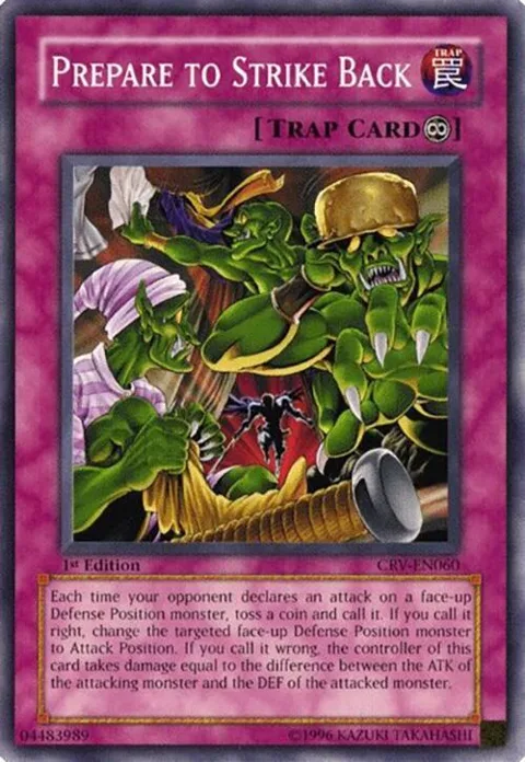 Prepare to Strike Back CRV-EN060 Yu-Gi-Oh card from Cybernetic Revolution