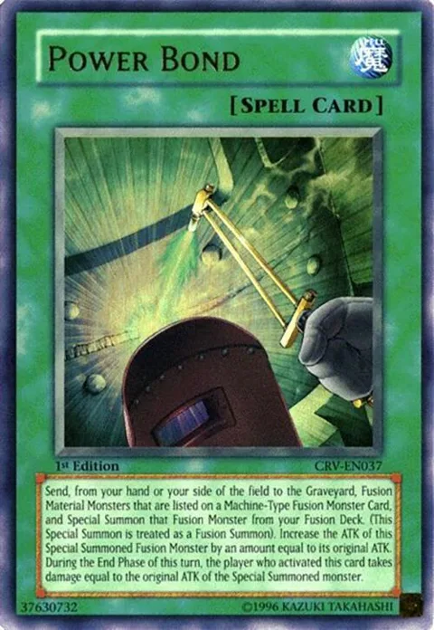 Power Bond CRV-EN037 1st Edition Yu-Gi-Oh card from Cybernetic Revolution