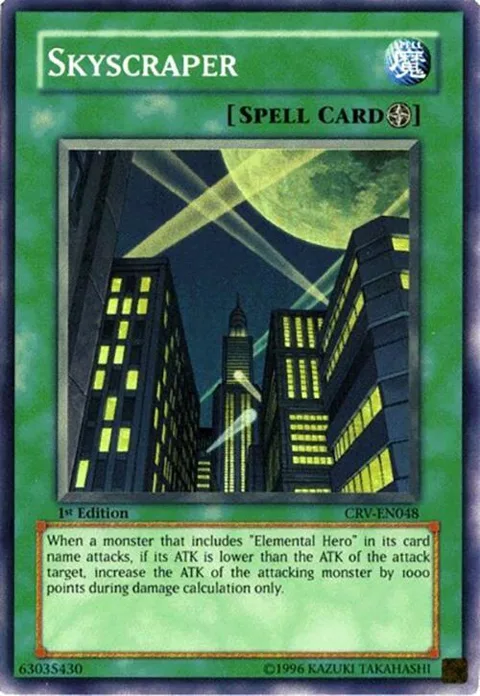 Skyscraper CRV-EN048 Unlimited Yu-Gi-Oh card from Cybernetic Revolution