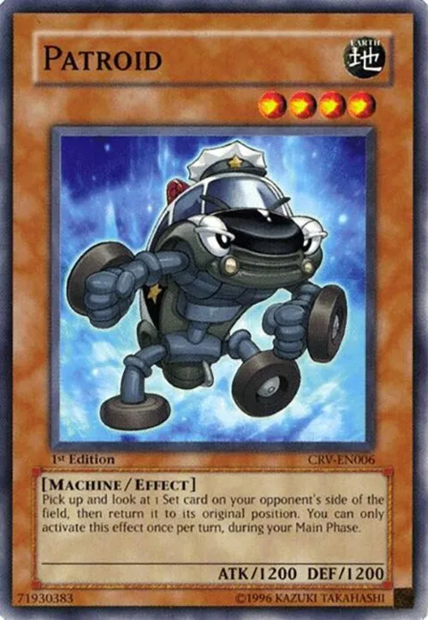 Patroid CRV-EN006 1st Edition Yu-Gi-Oh card from Cybernetic Revolution