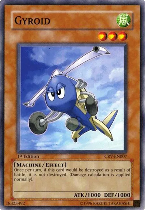 Gyroid CRV-EN007 Unlimited Yu-Gi-Oh card from Cybernetic Revolution