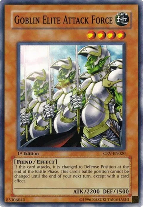 Goblin Elite Attack Force CRV-EN020 Yu-Gi-Oh card from Cybernetic Revolution