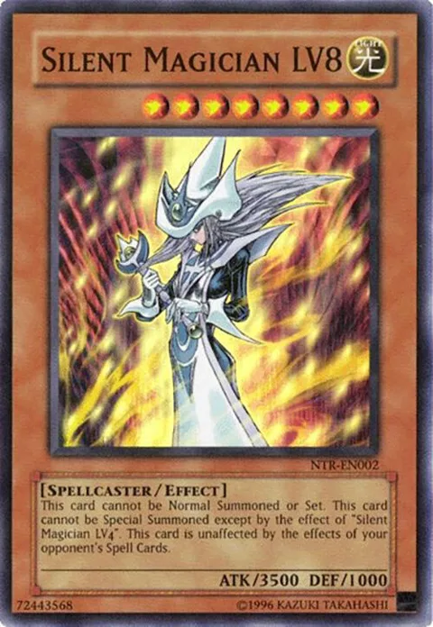 Silent Magician LV8 NTR-EN002 Yu-Gi-Oh card from Nintendo DS Nightmare of Troubadour