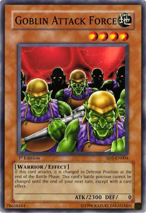 Goblin Attack Force SD5-EN004 Yu-Gi-Oh card from Structure Deck: Warrior's Triumph
