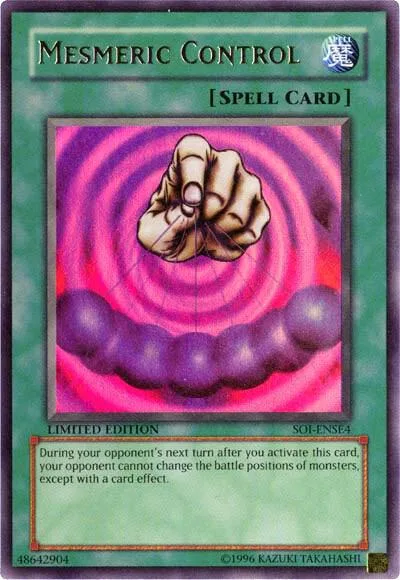 Mesmeric Control EU SOI-ENSE4 Yu-Gi-Oh card from Shadow of Infinity
