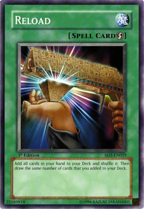 Reload SD5-EN029 Yu-Gi-Oh card from Structure Deck: Warrior's Triumph